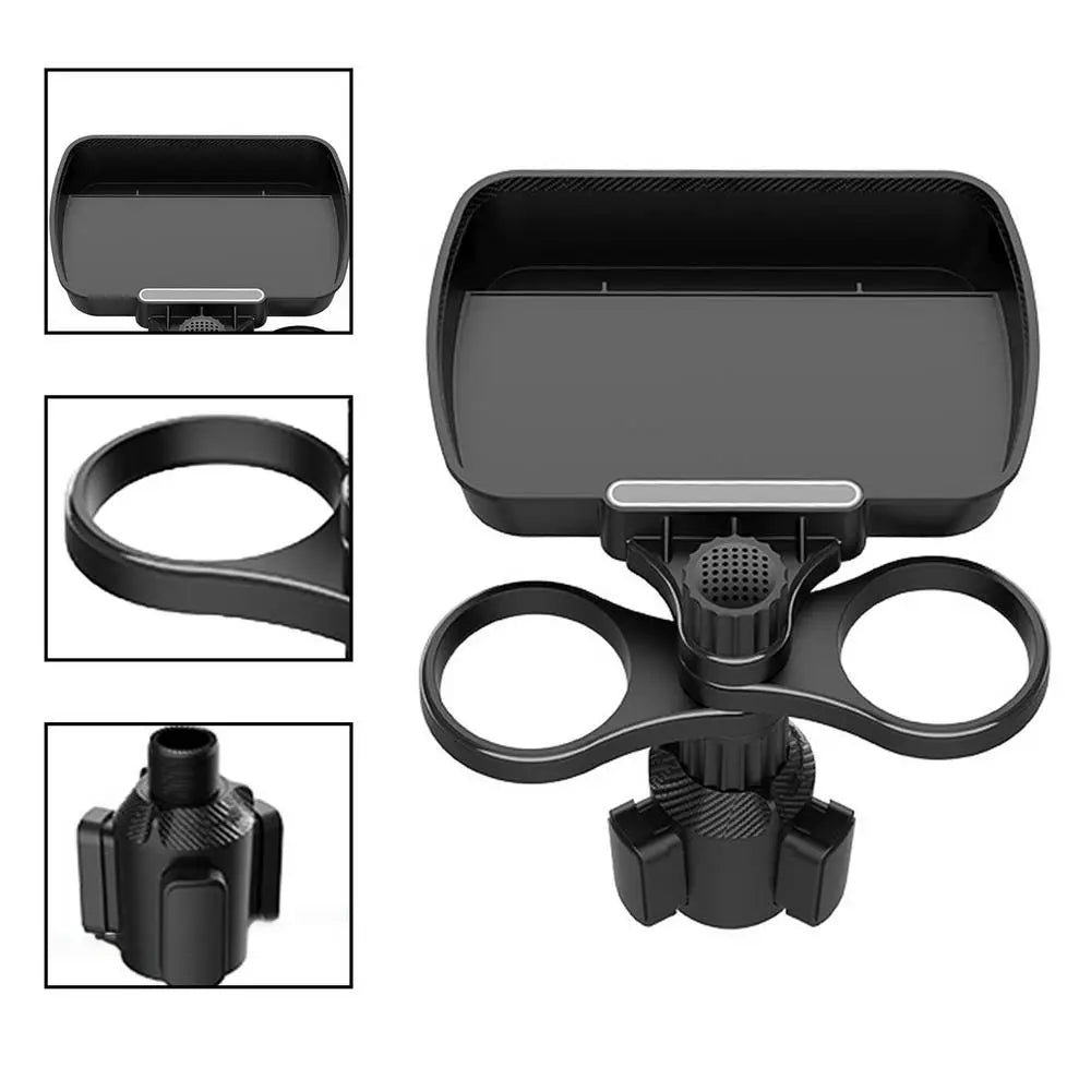 Dual Cup holder and food Tray for Car