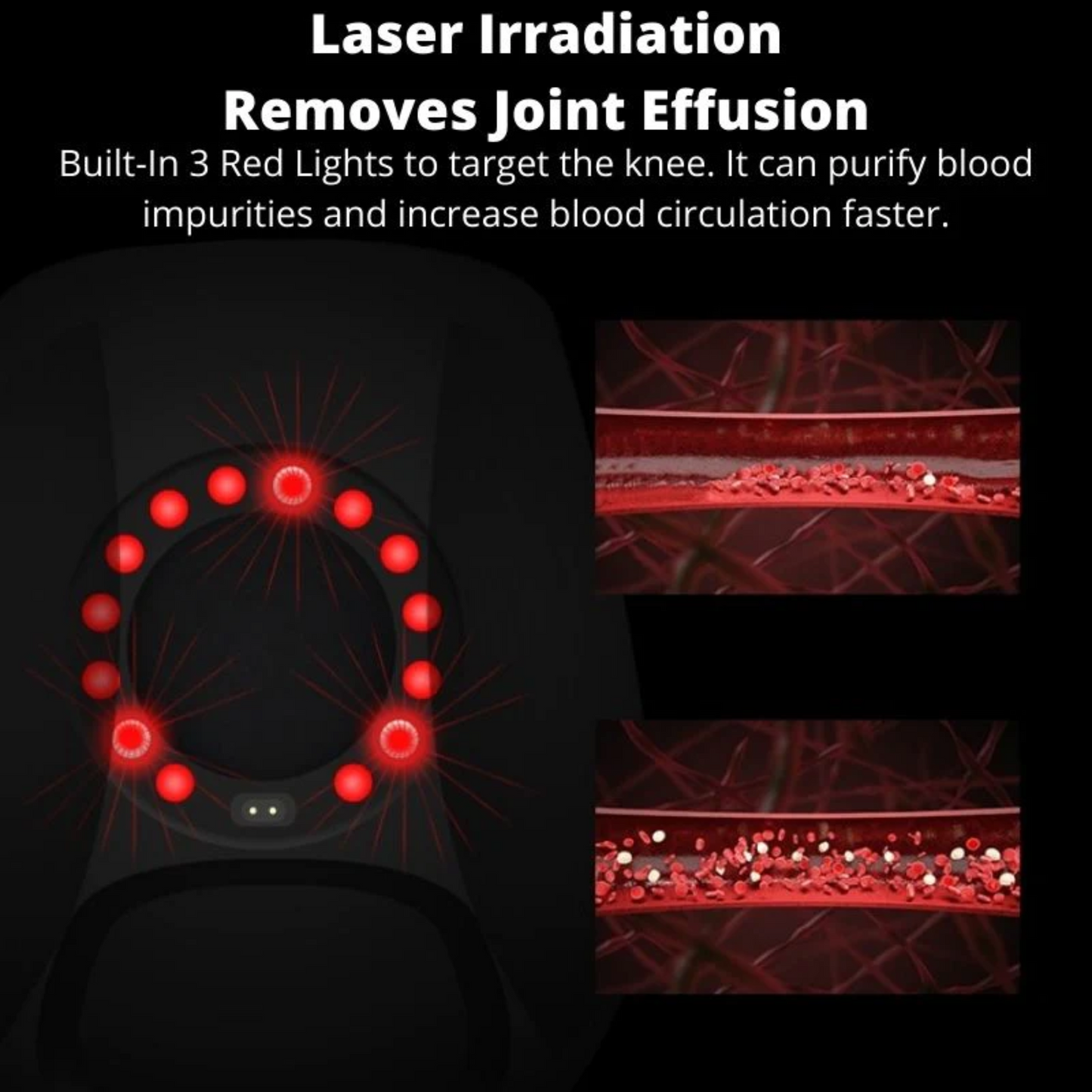 Knee Massager - Heat and Vibration