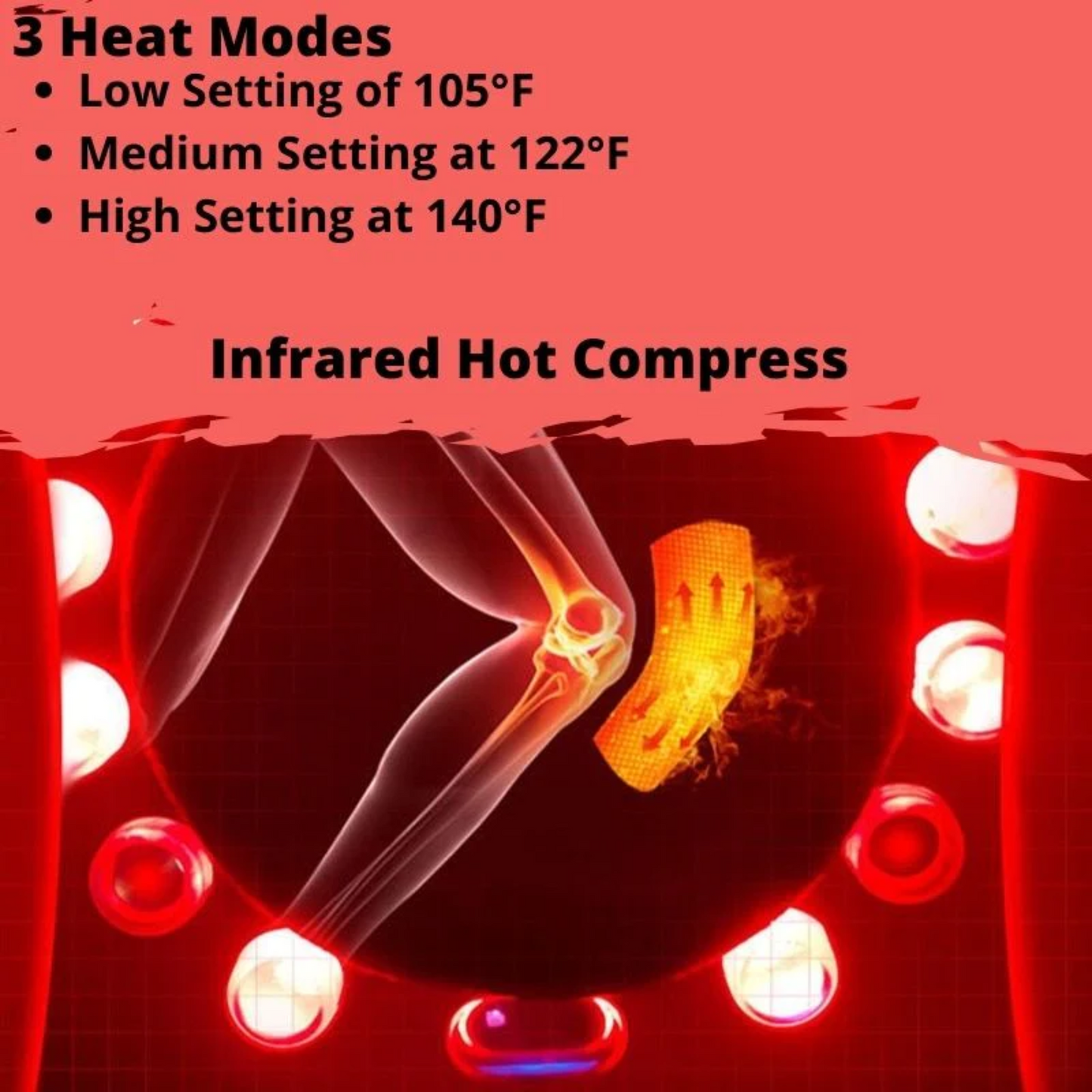 Knee Massager - Heat and Vibration