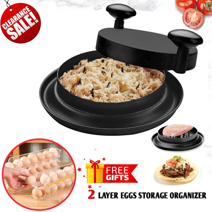 CLEARANCE - Chicken Shredder + 2 Layer Eggs Storage Organizer FREE