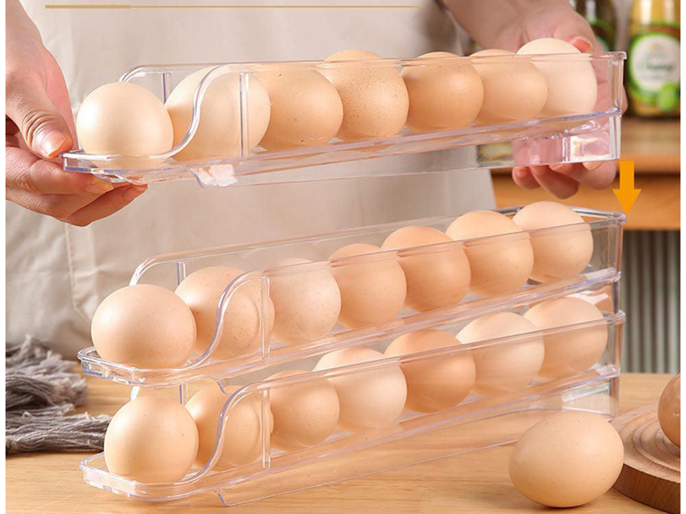 Eggs Storage Organizer 4 layers (2+2 FREE)